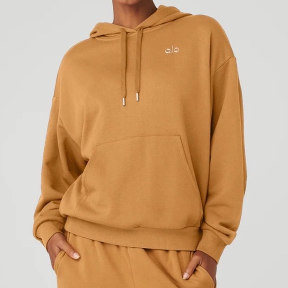 ALO Yoga Sweaters - Alo Yoga Toffee Accolade French Terry Hoodie